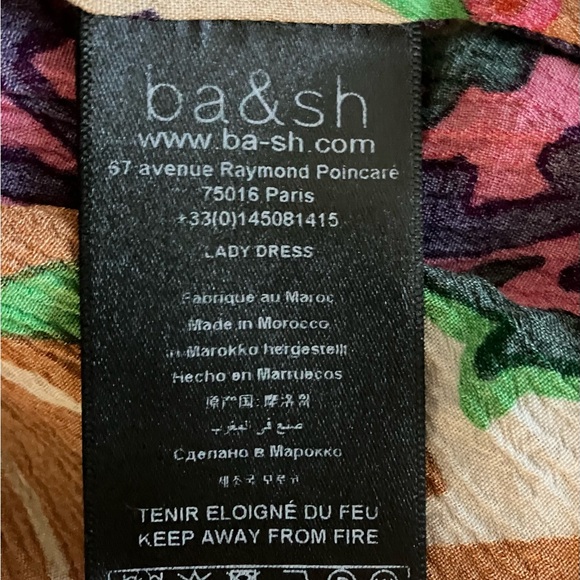 ba&sh Multicolor Paisley Mini Dress - Picture 9 of 9